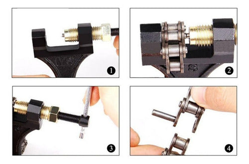 Chave Extrator Pino Corrente Motos C/420,428,520,525,530
