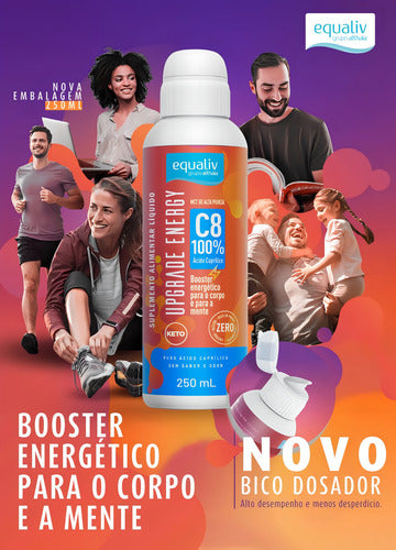 Equaliv Upgrade Energy 250ml Mct - Equaliv Sabor Sem sabor