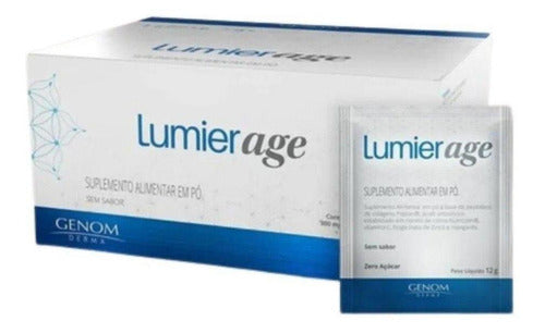 Lumier age colágeno Genom pó com 30 sachês sem sabor