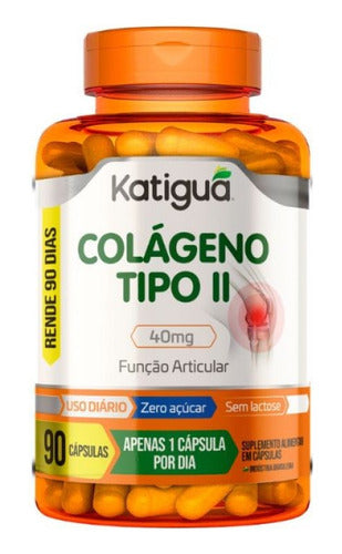 Colágeno Tipo 2 Katiguá 90 Cápsulas 40mg