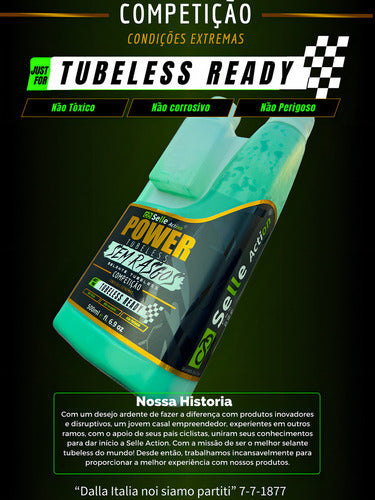 Líquido Selante Tubeless- Selle Action Power Tubeless 500ml
