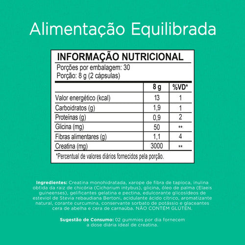 Creatina Monohidrata Creatine Gummy Nutrify Morango 60 unidades