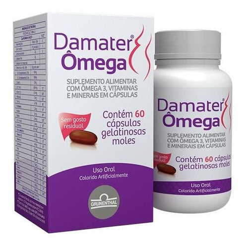 Damater Ômega 60 Cápsulas