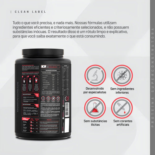 Whey Protein Concentrado 900g Chocolate Branco Dux Nutrition