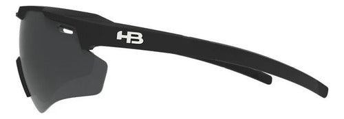 Óculos De Sol HB Shield Evo 2.0 Matte Black Gray Cor da armação Preto Cor da lente Cinza-escuro