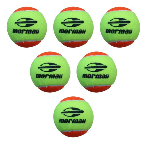 Kit C/ 6 Bolinhas Bola De Beach Tennis Mormaii Premium Pro