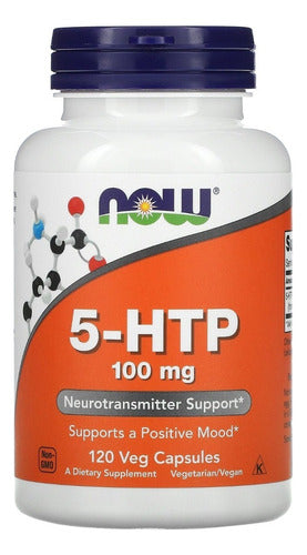 Now Foods 5 Htp 100mg 120 Capsulas Sabor Sem sabor