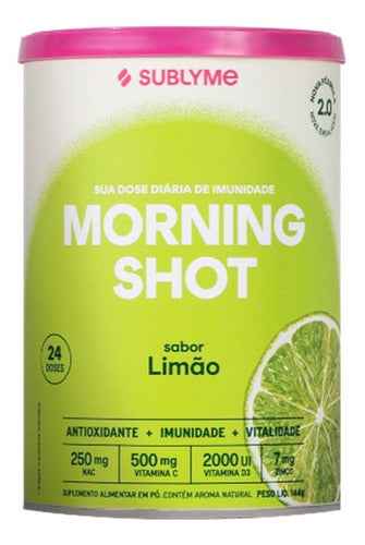Morning Shot Limão 144g Sublyme