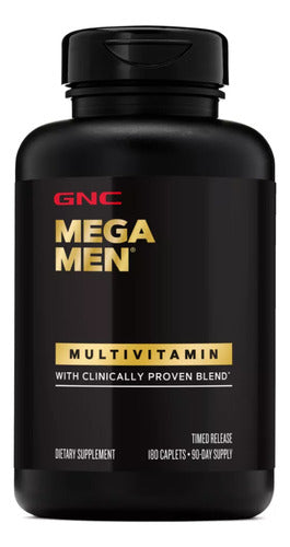 Suplemento Multivitamínico Mega Men GNC Pote com 180 Cápsulas
