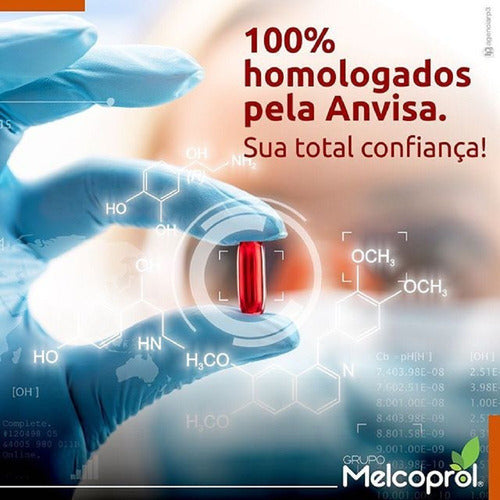 Óleo De Sementes De Uva 1000mg Melcoprol - 120 Cápsulas