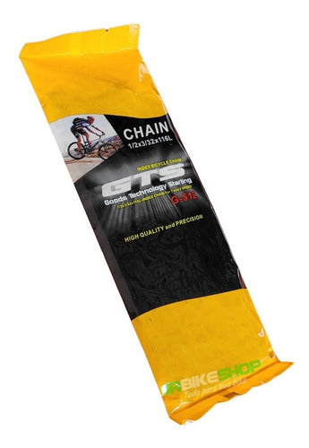 Corrente Gts G-51l Index Preto 7/8 Velocidades 116 Elos