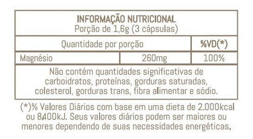 Magnésio Dimalato 180caps De 530mg - Naiak Sabor: Sem Sabor Sabor Sem Sabor