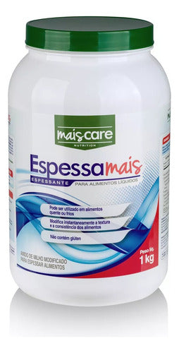 Espessante Alimentar Em Pó Mais Care 1kg Texturas Suaves