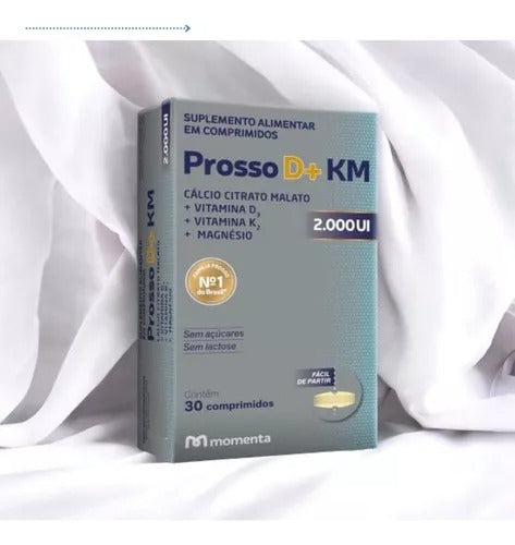 Prosso D+ Km Com 30 Comprimidos 2000ui - Momenta Sabor Sem sabor