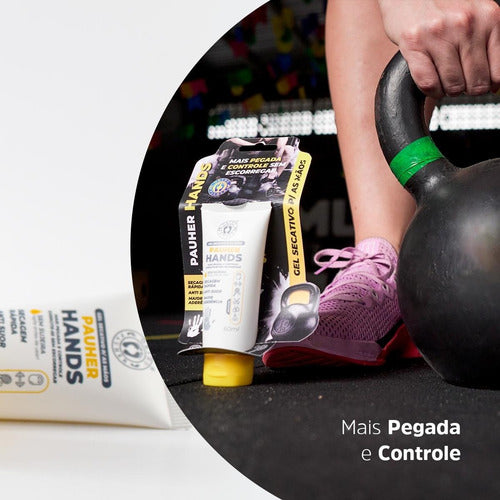 2un Gel Secativo Para Mãos Pauher Hands 60ml Pegada Esportes