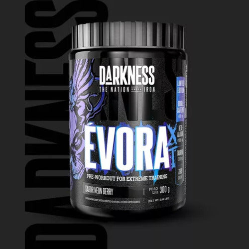 Pré-treino Évora Xt Pote 300g Darkness Neon Berry