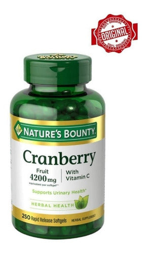 Cranberry Nature's Bounty 250 Capsulas