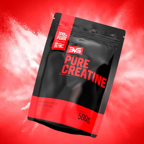 CREATINA MONOHIDRATADA 500g - 100% Pura - 3VS Nutrition