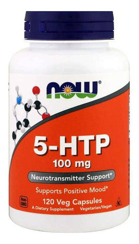 Now Foods 5 Htp 100mg 120 Capsulas Sabor Sem sabor