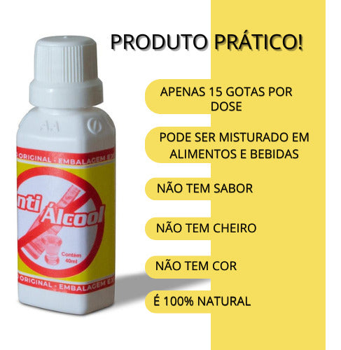 Antietanol Produto Parar De Beber 100% Original C/ Garantia