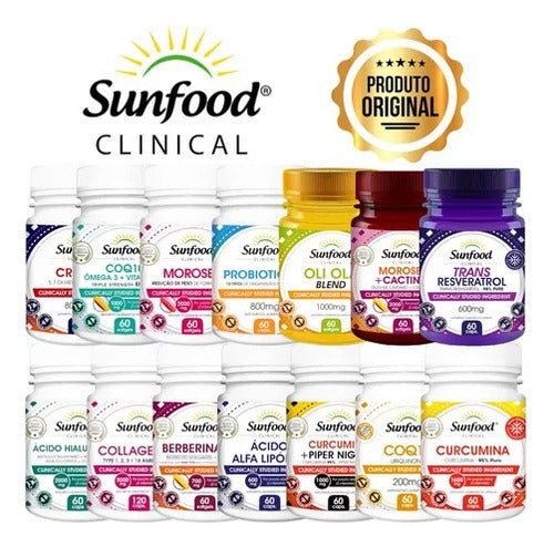 Coenzima Q10 + Ácido Alfa Lipóico 800mg 60 Cápsulas Sunfood