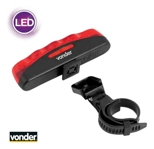 Lanterna Traseira Para Bicicleta Vonder