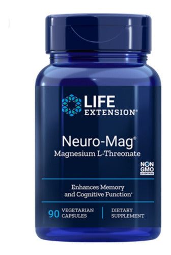 Suplemento en cápsula Life Extension Magnésio de 90 un