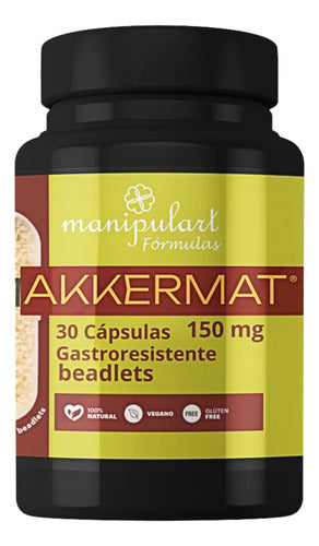 Akkermat Florien 150mg 30cps Selo Cápsula Gastro Autênticos Sabor Sem Sabor