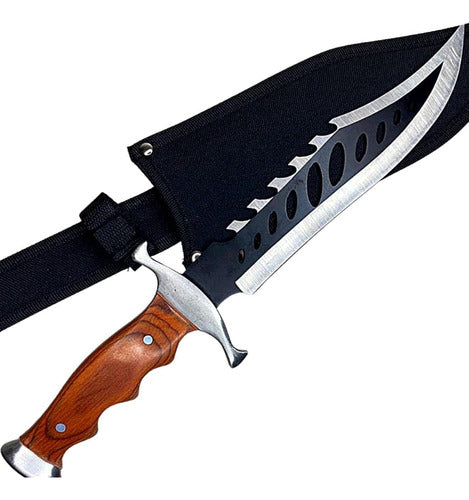 Faca Facão Rambo Militar Tático Muito Afiado Camping Pesca