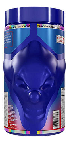 Suplemento Em Pó Demons Lab Psichotic Black Pré Treino Sabor Fruit Punch Em Pote De 300ml