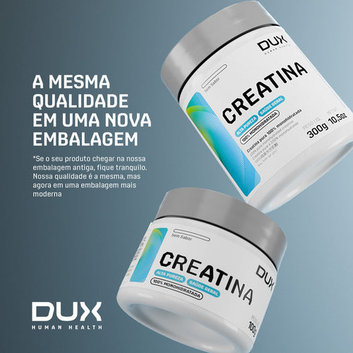 Creatina Monohidratada 100% Pote 300g Dux Nutrition