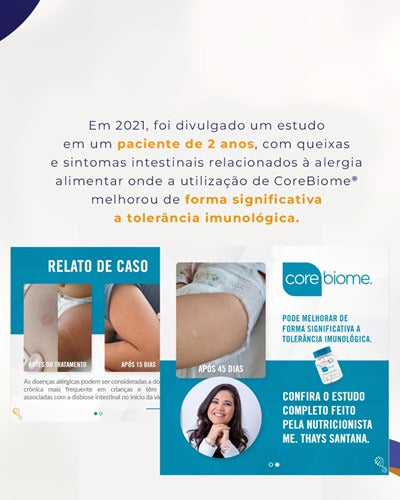Corebiome 300mg 60 Cápsulas Infinity Pharma Sabor Sem sabor