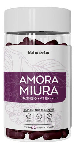 Amora Miúra 500mg 60 Cápsulas - Natunéctar