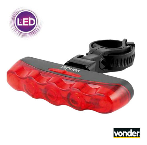 Lanterna Traseira Para Bicicleta Vonder