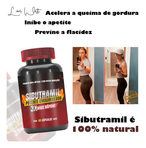 Emagrecedor Potente Sibutramil Beauty Capsules Sabor Sem Sabor