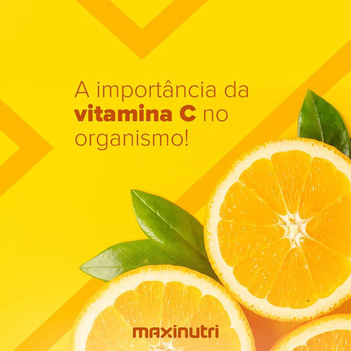 Kit 4 Ascorvit Fonte De Vitamina C + Zinco 60 Cáps Maxinutri Sabor Sem Sabor