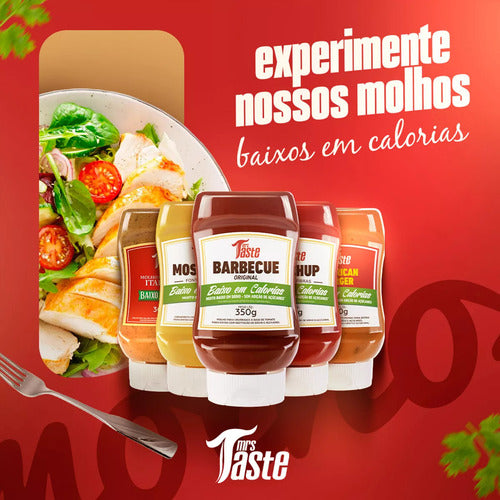 Barbecue Zero Açúcar Baixa Calorias Original Mrs Taste 350g