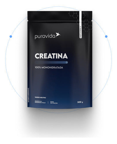 Creatina Monohidratada 300g - Pura Vida Sabor Neutro