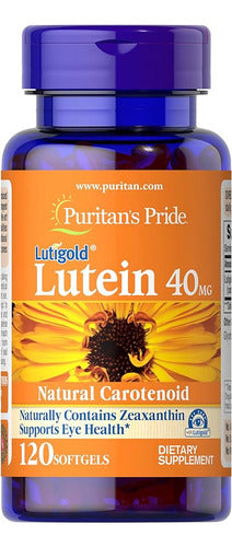 Puritan's Pride Luteína 20 Mg Com Zeaxantina 120 Softgels