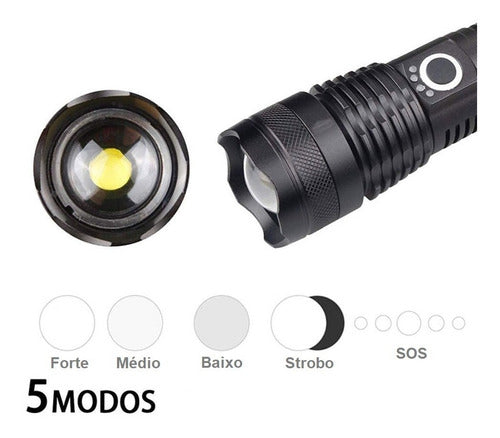 Lanterna LED XML T9 Ultra Potente 1 Ano garantia