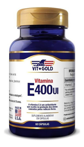 Vitamina E 400 Ui Vitgold 60 Cápsulas