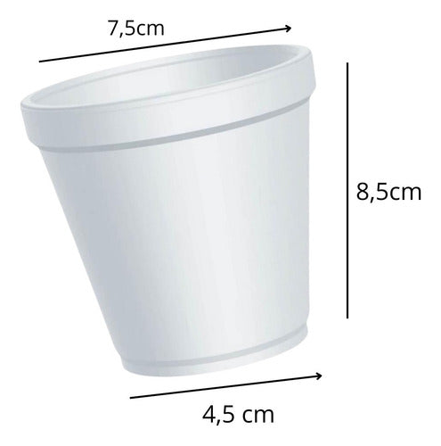 Copo Isopor Térmico Chá Café Chocolate 180ml 100 Unidades