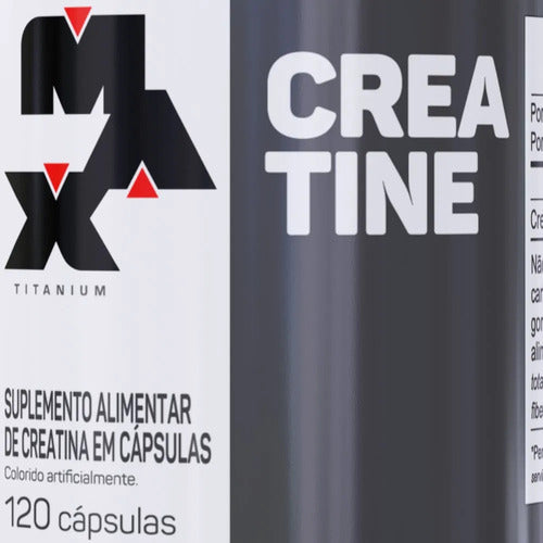 Suplemento Em Cápsulas Max Titanium Creatina Pote 120 Caps