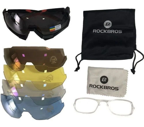 Rockbros Ciclismo RB-SP176 cor da armação verde sem gênero óculos para ciclismo