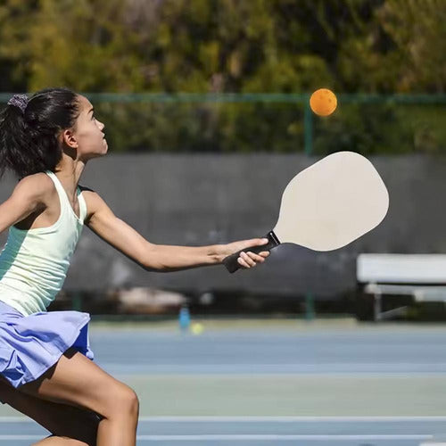 Kit Raquete Pickleball Ergonômico Esporte Lazer Ar Livre