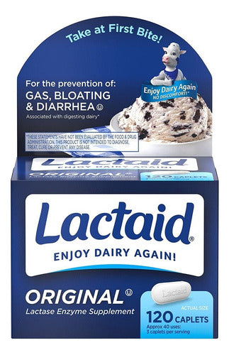 Lactaid 120 Comprimidos Dos Eua