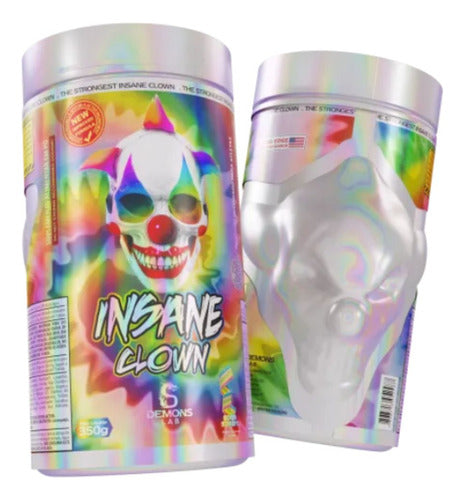 Pré-treino Insane Clown Pote 350g Demons Lab Sour Strips