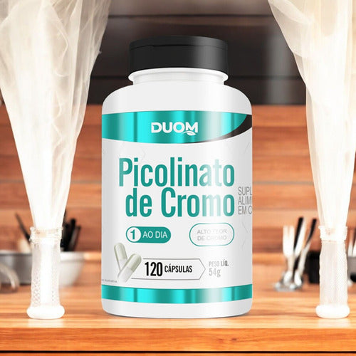 Picolinato De Cromo 120cps 450mg Duom