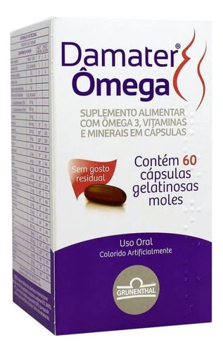 Damater Ômega 60 Cápsulas