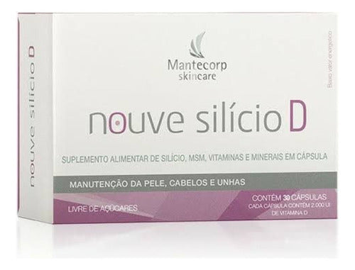 Suplemento Alimentar Nouve Silício D Mantecorp 30 Cápsulas Sabor Sem sabor